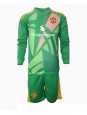 Manchester United Torwart Ausweichtrikot für Kinder 2024-25 Langarm (+ Kurze Hosen)
